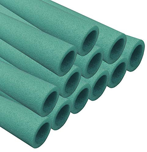 awmx AWM Trampolin Schaumstoffpolster grün, Schaumstoff Schaumstoffrohre Stangenschutz - Set (12x 940mm)