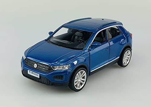 RMZ VW Volkswagen T-ROC Blau 1:32 Diecast Metal Modell Auto