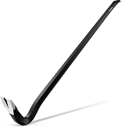 INNONEXXT Piede di porco Premium | 800 x 18 mm acciaio speciale | palanchino, barra di porco, barra di porco, Levachiodi, Ferro a leva, Giapponese leva di forza curva, Barra di trazione, Barra per pry