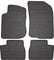 OMAC Gummi Fußmatten kompatibel mit Peugeot 2008 2013-2019 Automatten Gummi TPE Schwarz 4X