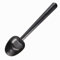 Easyworkz Kaffeelöffel mit langem Hohlgriff aus Edelstahl, 7 g Messlöffel für gemahlenen Kaffee und losen Tee, Gunmetal Schwarz