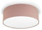 youngDECO® MINI Deckenlampe Rund Ø28 cm - Deckenleuchte Cappuccino 2 x E27 - Baumwollstoff Lampenschirm - Lampe Schlafzimmer, Wohnzimmer, Kinderzimmer und Küche (Ohne Glühbirne)