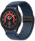 XMUXI 20mm Nylon Armband Kompatibel mit Samsung Galaxy 6/5/4 40mm 44m/Galaxy 6 Classic/5 Pro/4 Classic, Magnet Sport Uhrenarmband für Damen Herren Elastische Geflochtenes. Navy Blau