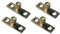 Guía de rodillo para puerta corrediza de granero, 4 topes de metal para puertas correderas de vidrio, gabinetes – 10 mm de diámetro