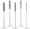 KATLINNA 5 Stück Bohrlochbürste 8mm/12mm/16mm/20mm/25mm Rohrreinigungsbürste Set Drahtbürste Rund Edelstahl Lochbürste Reinigungsbürste für Schlagbohrmaschinen, Effiziente Bohrlochreinigung