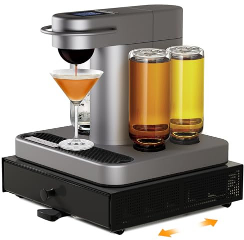 Dfynest Organiseur de tiroir de rangement pour capsules de cocktail, compatible avec Maker Bartesian Cocktail, BEV Black Decker, peut contenir jusqu'à 36 capsules, accessoires de bar à domicile pour
