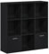 vidaXL Bücherschrank Schwarz Eichen-Optik 98x29x97,5 cm Holzwerkstoff