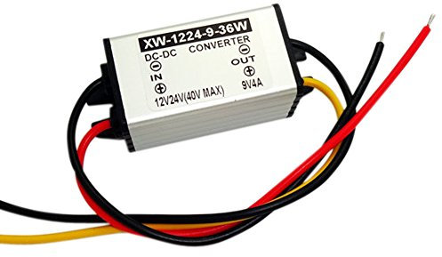 EBILUN 12V/24V To 9V DC Step Down Power Converter, 4A 36W DC Buck Power Supply Voltage Changer Adapter Regulator