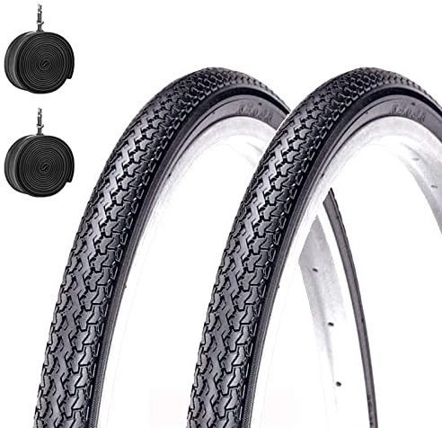 2 x Reifen Kenda 26 x 1 3/8 (37-590) + Reifen schwarz X City Bike Erwachsene Vintage