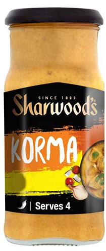 Sharwoods Uncle Ben's Cooking Sauce Korma, 6 x 420 g