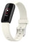 Yikamosi Kompatibel mit Fitbit Luxe Armband,Schnellverschluss Weiches Silikon rostfreiem Metallverschluss Ersatzbänder für Fitbit Luxe,Klein-Khaki