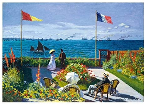 Bluebird Puzzle - Garden at Sainte-Adresse, Claude Monet - 1000 Teile - (60042)