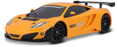 Bauer Spielwaren Tech R/C McLaren 12C GT3: Ferngesteuertes Auto im Maßstab 1: 24, 2,4 GHz, mit Pistolengriff-Steuerung, ab 5 Jahren, 20 cm, orange (582336)