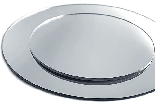 Signalétique.biz France Runde Acrylglas-Spiegelplatte PMMA XT 3 mm Ø600 mm – Bruchsicherer Kunststoffspiegel, Hochreflektierend