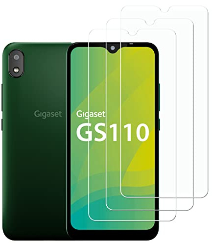 KELOLIN Kompatibel mit Gigaset GS110 Panzer Schutz Glas Schutzfolie [3 Stück], 9H Härte, Anti-Kratzen, Anti-Fingerprint, Anti-Bläschen, HD-Klar Schutzfolie für Gigaset GS110
