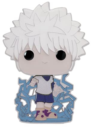 Loungefly POP! Large Enamel Pin HUNTERxHUNTER: Killua Zoldyck Chase Group - Hunter X Hunter (HXH) Enamel Pins - Cute Collectable Novelty Brooch - for Backpacks & Bags - Gift Idea - Anime Fans