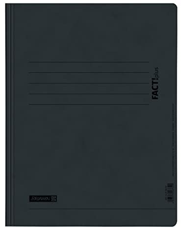 NEU BRUNNEN Schnellhefter FACT!Plus DIN A4, aus Karton, schwarz