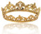 LEEMASING Königin König Krone Hochzeit Braut Party Festzug Prom für Geburtstag Halloween Valentins Geschenke Tiara (Dunkel Gold)