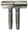 bricoleva.it Cerniere Anuba per porte e finestre in legno, Set composto da 2 Maschio e 2 Femmina - Cerniere a 2 gambi - Kit 2 Cerniere Anuba in Diversi Colori e Dimensioni (13 mm, Nichelato)