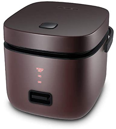 fUfIzU Rice Cooker Mini Rice Cooker Steamer (1.2L/200W/220V) with Heat Preservation Function, Inner Pot, Used for Cooking Rice, Cooking Porridge,Brown