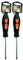Tradineur Lot de 2 tournevis plats 4 x 100 mm, outil manuel, bricolage et montage, pointe magnétique, acier inoxydable