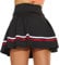 ThreeH Athletische Röcke für Frauen Workout Yoga Golf Laufen Tennis Rock mit Taschen Eingebautes Futter Shorts Beathable A-line Sport Skorts Schwarz