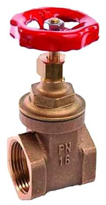 Pn16 Messing-Absperrschieber 11/2 ff