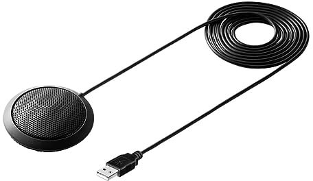 EXCEART USB Mikrofon Mit Pickup Für Konferenzen Plug-and-Play Desktop Mikrofon Für Videokonferenzen Team-Calls Und Gaming Schwarz