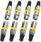 3-poliger XLR-Anschluss, XLR-Kabelanschluss männlich und weiblich für DMX-Signalkabel oder Audio-Mixer-Mikrofonanschluss (Metallgehäuse, 4 Sätze gelb)