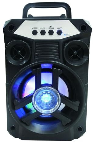 VBESTLIFE Bluetooth Speaker, 10W Portable Wireless Speaker with Subwoofer, Stereo Loud Sound, Deep Bass, Bluetooth Outdoor Speakers with Handle for Pool, Beach