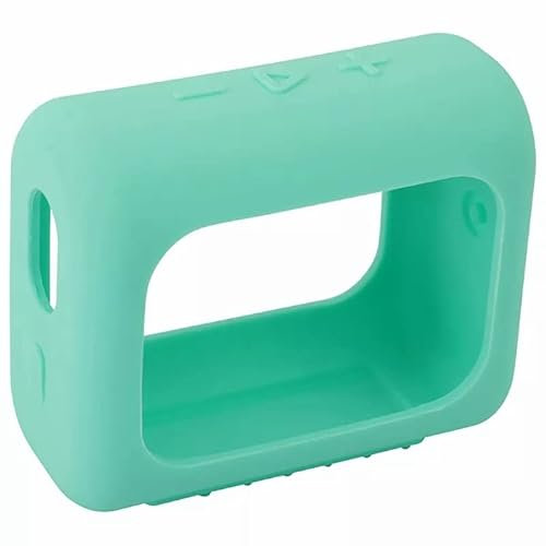 BeisDirect Silicone Speaker Case Cover for JBL GO 3 GO3 Bluetooth Speaker, Waterproof Soft Skin Protective Sleeve, Replacement Bluetooth Speakers Case Travel Carrying Case (Mint green)