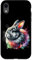 Hülle für iPhone XR Lustiges Kaninchen Tierliebhaber Süß Hase Hasen Bunny Kunst