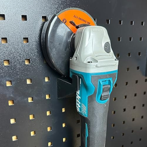 Generisch Wandhalter für Makita DGA Winkelschleifer, Metall, Werkzeugzubehör, Halter, 125 mm, für Güde Lochwand