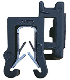Kortpack - Clips de bord pour le guidage et le regroupement des câbles - Convient pour des épaisseurs de tôle de 1,0 à 3,0 mm - Fabriqué en polyamide 6.6 - Compatible avec les serre-câbles jusqu'à 4,8