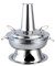 forestalk Hot Pot 30 cm verdickter Edelstahl-Hotpot, traditioneller Peking-Hot-Pot-Suppenbrenner, Kochtopf-Set, Kochtopf-Set, Hot Pot Herd, antihaftbeschichtet