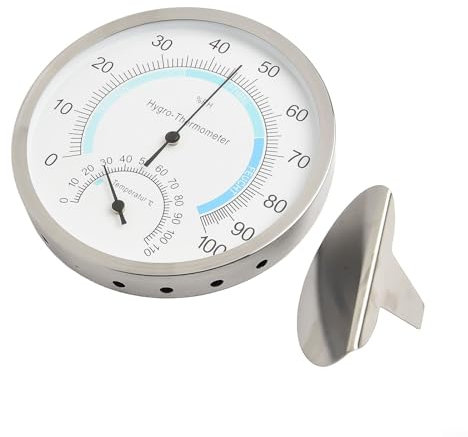 Analoger Klimatest Präzisions-Hygrometer und Thermometer, Gewächshaus-Monitor