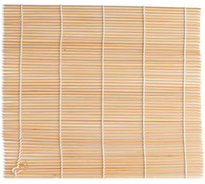 Parence.- Natte à Sushi en Bambou – Makisu pour Rouleaux de Sushi – Taille 23x23cm – Bambou – Tapis Rouleau Idéal pour Sushi Maison ou Autre