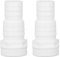 Segrehy Adaptateur pour Tuyau de Pompe de Piscine Plastique 1 1 2 Pouces Raccord Mâle Remplacement pour Piscines et Spas Intérieurs 2 Pièces