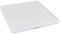 Set de 6 Assiettes Plates DIN carrées, plat à services à pâtes desserts en Porcelaine Blanche - Longueur 25 x largeur 25 x Hauteur 1,5 cm