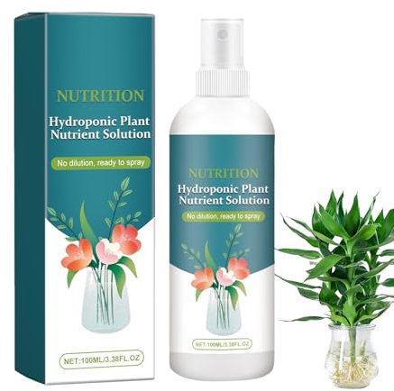 Nutriments liquides pour les Hydroculture - Nuisance efficace de la hydroponique | 3,38 Fl.oz Engrais nutritionnel hydroponique | Engrais liquide pour les de jardin, nutriments