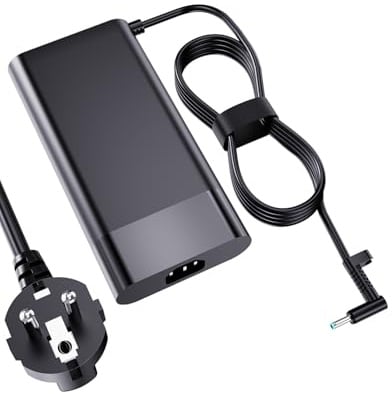 200W HP Caricabatterie per HP Victus Gaming 15, 16 Omen Gaming 15,17 | HP Zbook 17,G5,G6,Fury G10,G9,Create G7,Studio G10,G9 TPN-DA10,L00818-850 L00895-003 ADP-200HB B W2F75AA