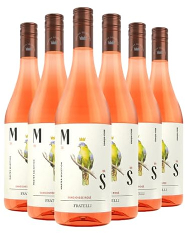 Fratelli Vineyards | Master Selection Rosé 12.5% ABV | 6 x 75cl | Shows fresh rose petals and summer berries, with a balanced finish for food pairing or relaxed serving.