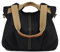 LOSMILE femmes Toile Sac à main bandoulière Sac d'épaule Sacs portés (noir)