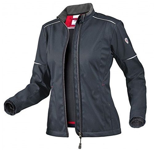 BP 1878-572-56-L Damen-Softshell-Jacke, Stehkragen, Frontreißverschluss, 300,00 g/m² 100% Polyester, anthrazit, L