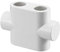 Oventrop Design Abdeckung f. Multiblock T Durchgangsform weiß Nr. 1184095