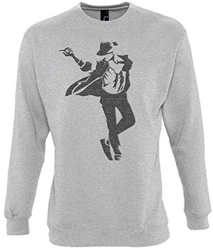 Unbekannt Michael Jackson Funny Mens & Ladies/Herren & Damen Unisex Sweatshirts (M)