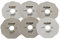 Micro Jig AS-6 BLADEMATCH Arbor Shims for Table Saw and Alignment, Small, Stainless Steel