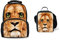 Chaqlin Schultasche aus Filz, Motiv: Husky, Mops und Tiger, 2 Stück Gelb löwe Einheitsgröße