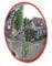Wiltec Miroir Convexe Circulation 80 cm Champ de vision de 130°-160° Miroir traffic Sécurité routière Outdoor Indoor Miroir routier Polycarbonate solide Surveillance Rue Magasin