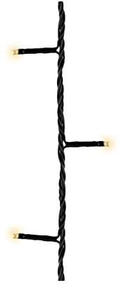 Lumineo LED Basic String Lights Timer8h Dimmer5F 3m 40LED warm weiß Kabelfarbe schwarz